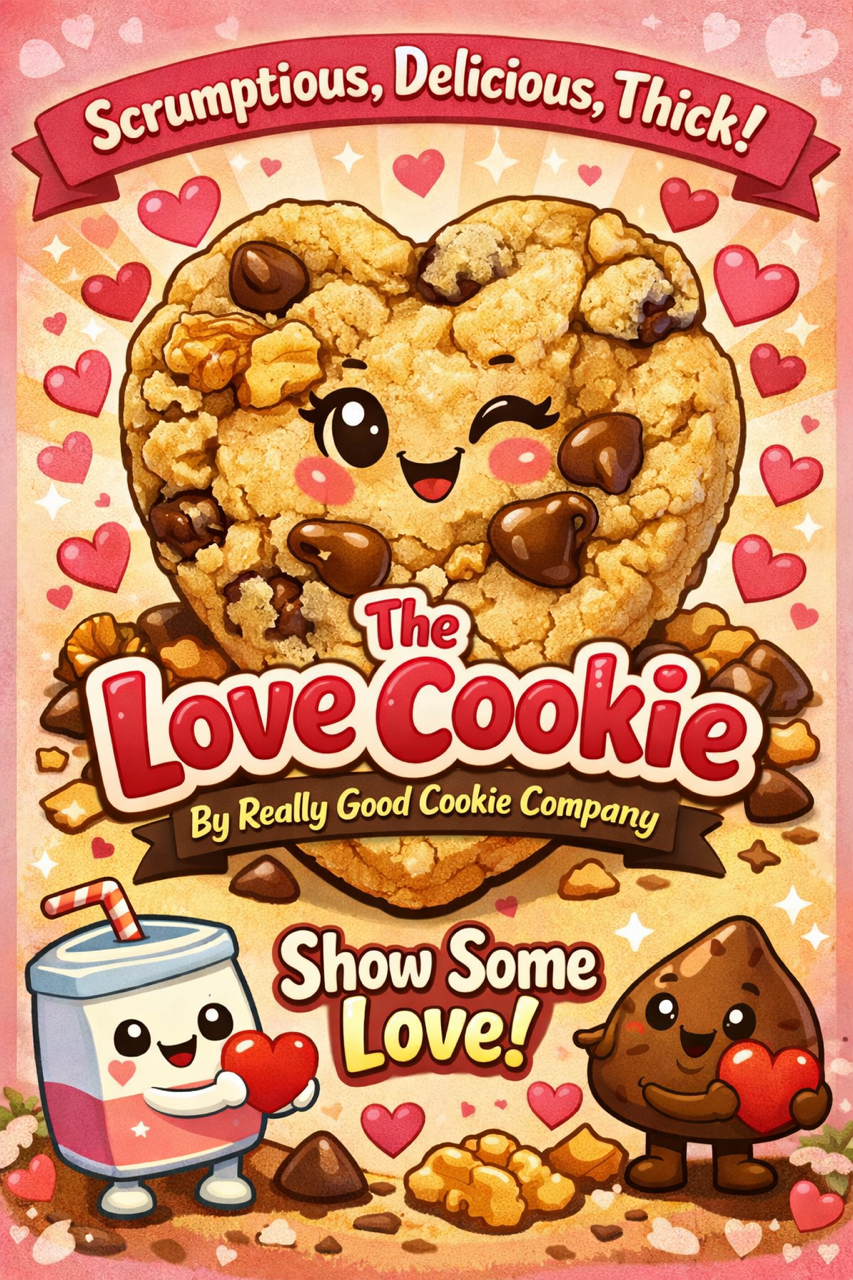 One Dozen LOVE Cookies