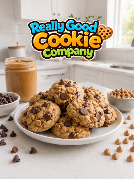 Half Dozen (6) Peanut Butter & Chocolate Chip Cookies