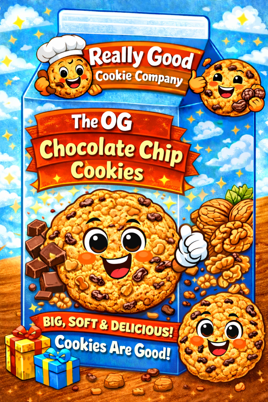 Half Dozen (6) of the OG Chocolate Chip Cookies
