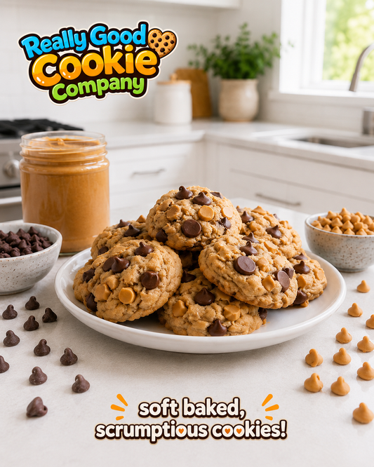 Peanut Butter & Chocolate Chip Cookies