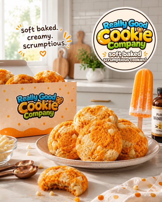 Orange Creamsicle Cookies