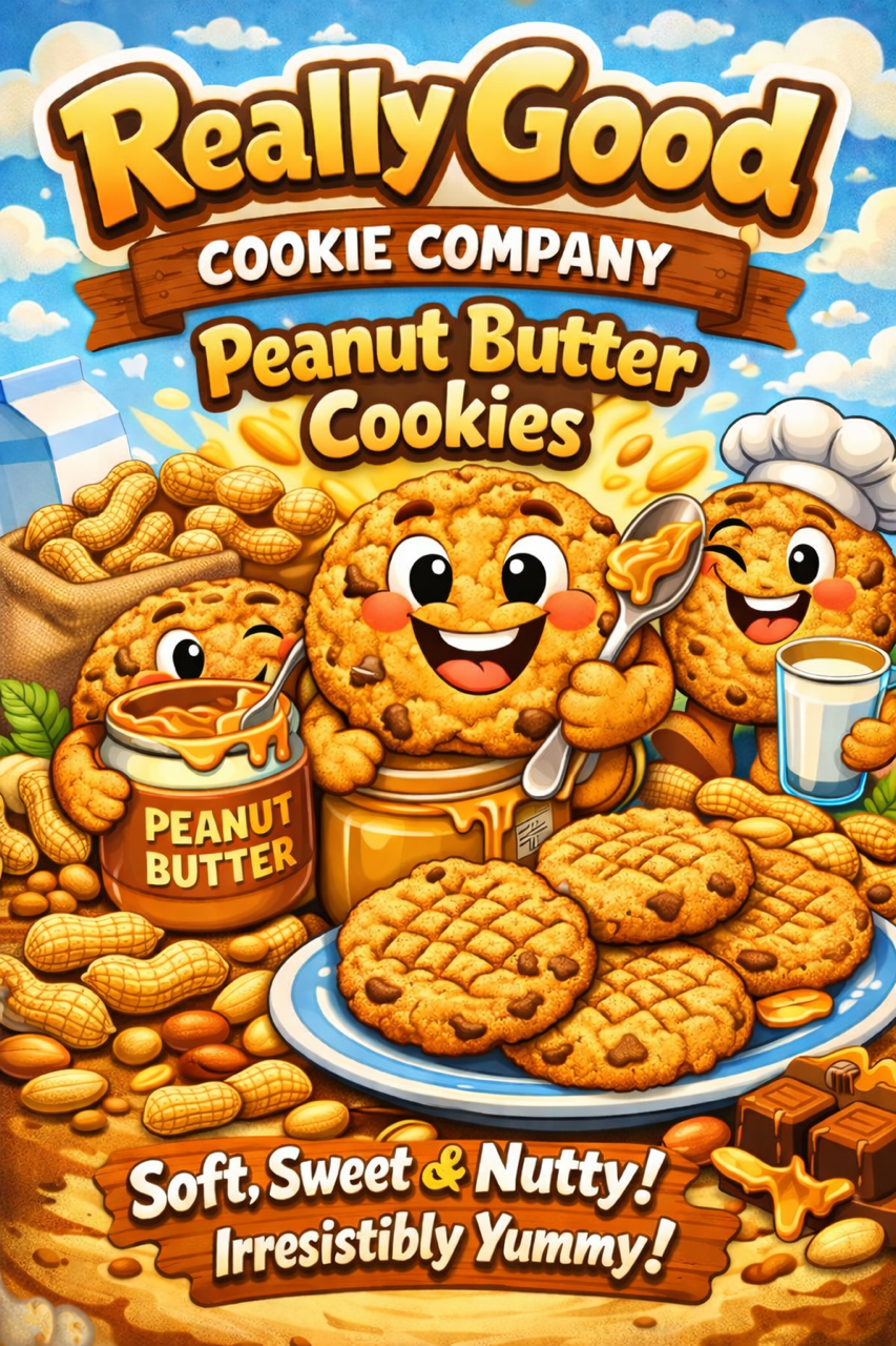 Half Dozen (6)Peanut Butter Cookies